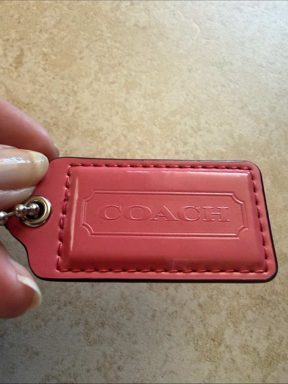 Coach Light Pink and Dusty Rose Hang  Tag Duo - Picture 11 of 11
